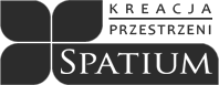 Logo Spatium Kreacja Przestrzeni - Wersja Gray